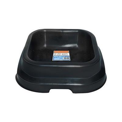 Fortex Industries 2 gal. Rubber Feeder Pan, Black at Tractor