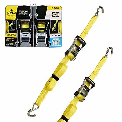 SmartStraps 1-1/2-in x 14-ft Ratchet Tie Down 2-Pack 1667-lb in