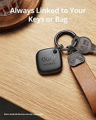 eufy Security by Anker SmartTrack Link (Black, 2-Pack), Android not  Supported, Works with Apple Find My (iOS only), Key Finder, Bluetooth  Tracker for