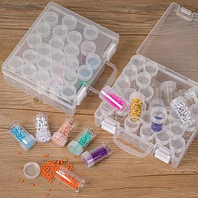 Bead Organizer, Bead Containers, 30 Grids Diamond Painting Storage  Containers Clear Bead Organization Diamond Painting Accessories Small  Storage