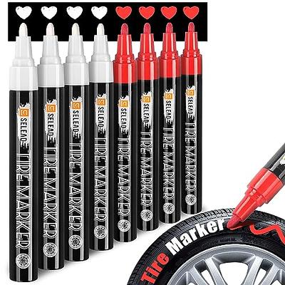 JHIALG Tire Marker Lettering Tire Paint Pen Markers, Waterproof
