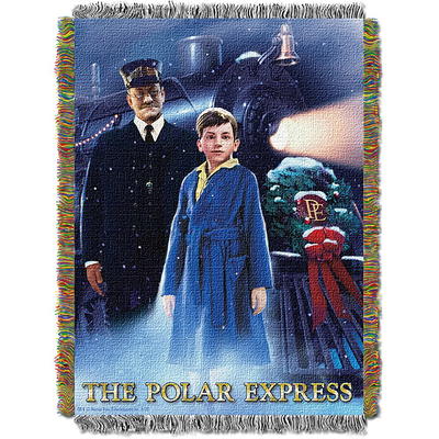 The Polar Express We Believe Woven Tapestry Throw Blanket - Yahoo Shopping