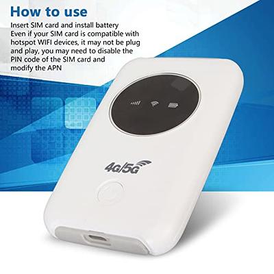 EBTOOLS 4G LTE USB WiFi Modem, 300Mbps Unlocked Mobile 5G WiFi