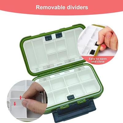 Fishing Tackle Box Middle, Autamvon Waterproof Bead Organizer Box, Storage  Box with Adjustable Dividers, Plastic Fishing Lure Box for Beads, Earring,  Tool and Accessories - Yahoo Shopping
