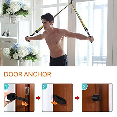 Whatafit Resistance Bands Set (11pcs), Exercise Bands with Door