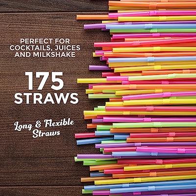 Reusable Glass Straws, 5Pcs 8mm Bent Glass Drinking Straws, Non-Toxic, BPA  Free Glass Straws for Beverages, Shakes, Milk Tea, Juices, Pink 