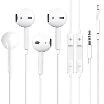 [Apple MFi Certified] Apple Headphones Wired Earbuds with Lightning  Connector Earphones with Built-in Microphone & Volume Control Compatible  with