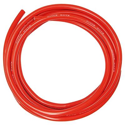 mmobiel 10 awg - 6mm battery electrical cable red and black 2.5 m / 8.2 ft  silicone wire 1050 core strands for rc drone, airc