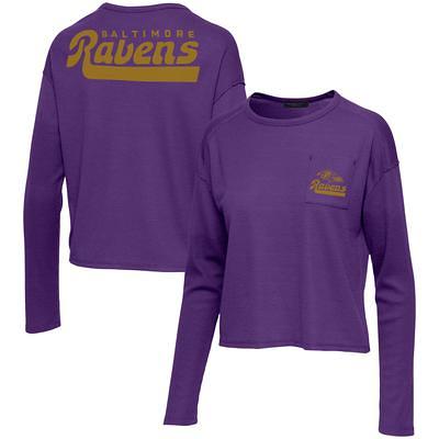 Women's New Era Black Baltimore Ravens Tie-Dye Long Sleeve T-Shirt