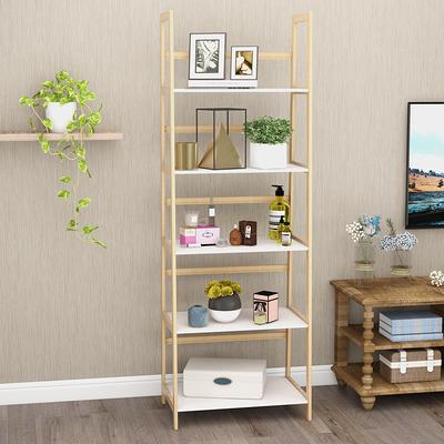 Really Good Stuff® Mobile 3-Tier Shelf in Solid Bamboo