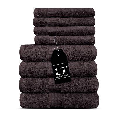 4 Piece 100% Cotton Bath Towel Set - Yahoo Shopping