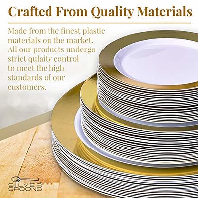 Disposable Plates - Plastic, Fancy Plates