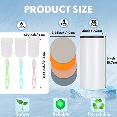 12 oz Beverage Holder for Can / Bottle - Insulated Stainless Steel Can  Cooler (Blank)