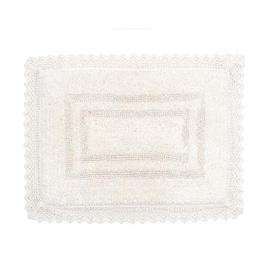 Reversible Cotton Bath Rug, Absorbent Mat