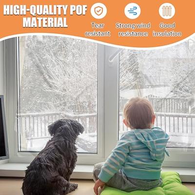 Window Insulation Kit for Winter- 62 × 236 Inch Thicken Indoor 10-Window  Plastic for Winterizing, Clear Window Covering Shrink Film with Double-Side  Tape to Keep Cold Out - Yahoo Shopping