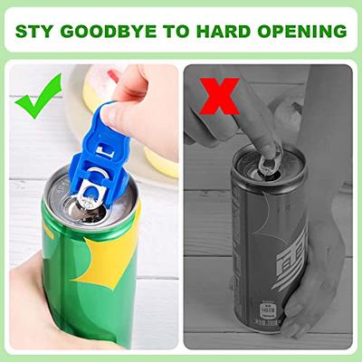 Plastic Can Covers 3 Pieces Leakproof Soda Can Lids Soda Can Cover Pop Can  Covers Lid Can Caps, 12 Pieces Easy Manual Can Opener Tab Opener Can Saver