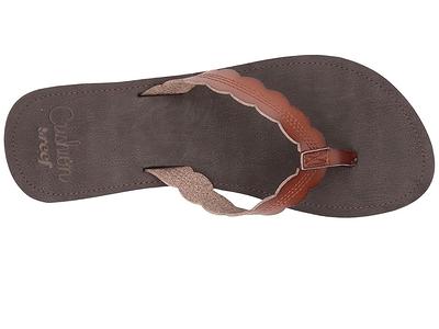 Women's Flip Flops - Rust