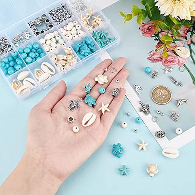 20Pcs Ocean Charms For Bracelets, Bulk Fish Pendant For Beach Jewelry Making