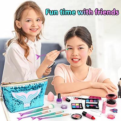 Pretend Makeup Kit for Girls, Kids Makeup Sets with Cosmetic Bag, Toddler  Princess Pretend Play Toys, Birthday Party Little Girl Age 2, 3, 4, 5+(Not Real  Makeup) 