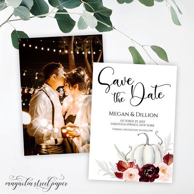 Save the Date Card, Printable Save the Date Template, Wedding Save