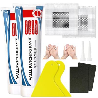 Drywall Repair Kit, Drywall Hole Patch Kit Spackle Puddy Wall Repair Large  Hole Patch Kit, Wall Mending Agent with Scraper Easy to Fill The Holes for