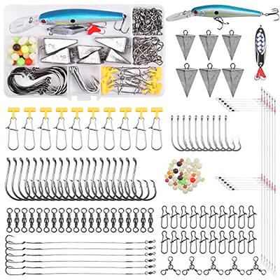 1,5 & 10-Pack Slider Rig 8/0 Circle Hook for Striped Bass - Uncle Mo's  Tackle Saltwater Fishing Gear - Robust Slider, 4ft 60lb Monofilament Leader  for