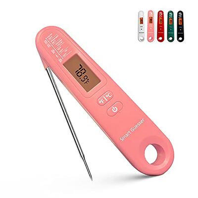 Digital Oven Thermometer Instant Read Meat Food Cooking Kitchen Thermometer  with Timer 304 Stainless Steel Probe for Oven BBQ Grill Candy Milk Coffee 