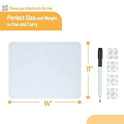 Mr. Pen- White Board, 12.5 X 9.5, Dry Erase Board, Whiteboard with 8 Dry  Erase Markers