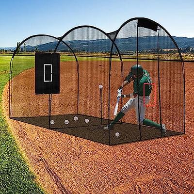 Outdoor Softball Baseball Batting Cages with Frame and Net for Home,  Portable Baseball Hitting Batting Cage Net Accessories for Hitting and  Pitching, Heavy Duty Backyard Garage Portable Batting - Yahoo Shopping