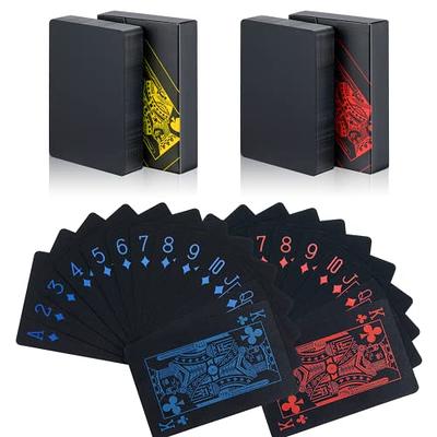  SWINILAYA 2 Pack Black and Gold Playing Cards