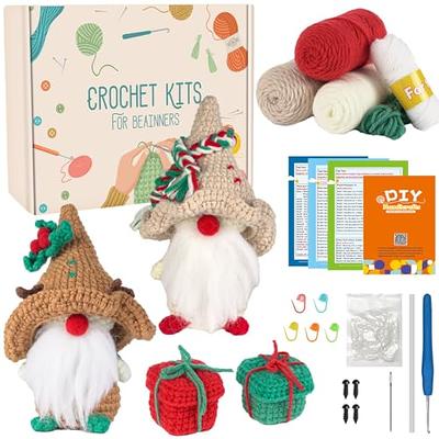 ivap Crochet Kit for Beginners, Crochet Starter Kit with Step-by-Step Video  Tutorials, Holiday Gift for Mather, Adults (3 Animals) - Yahoo Shopping