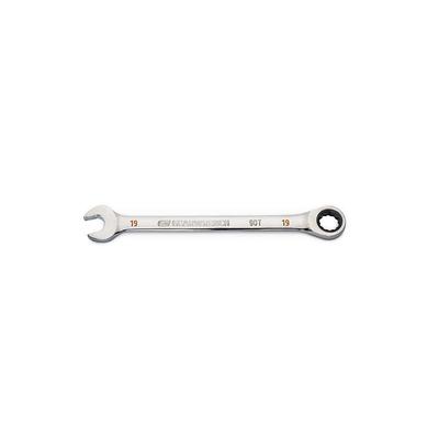 GEARWRENCH 19 mm 90-Tooth 12 Point Stubby Ratcheting Combination