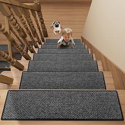 RAY STAR Cushioned Non-Slip Area Rug 25.6inx71in Pad Gripper Thick Pads  Under Carpet Anti Skid Mat