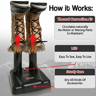 2-Shoe Electric Shoe Dryer with Portable Adjustable Warmer for Boots and  Socks - Costway