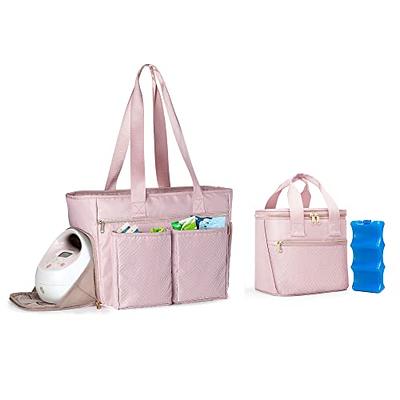 Momcozy Insulated Baby Bottle Bag, Diapers Bag, Breastmilk Cooler Bag