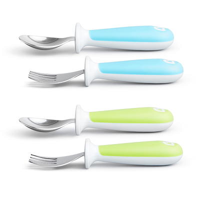 Munchkin Raise Toddler Fork And Spoon Set - 2pk : Target