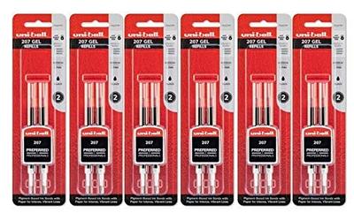 Uni-Ball Refill for Gel 207 Impact RT Roller Ball Pens, Bold Point, Blue Ink, 2/Pack