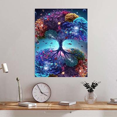 MOGTAA Tree of Life Diamond Painting Kits for Adults, Full Drill Butterfly  Diamond Art Kits, DIY 5D Diamond Painting Colorful Tree Diamond Dots