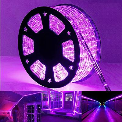 50ft 360 LED Rope Lights Outdoor, Connectable and Flexible Tube