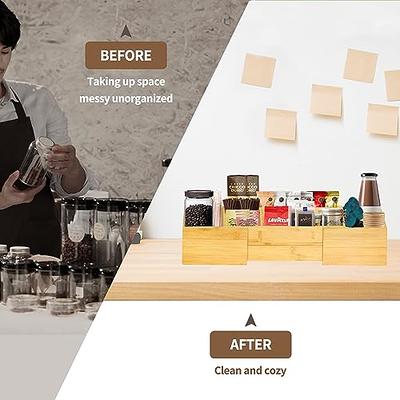 Coffee Station Organizer Coffee Bar Organizer for Countertop, Coffee Pod  Holder with Drawer, Coffee Bar Accessories Decor, Paper Cup Holder,Coffee  Canister Coffee Spoon Tea Condiment Storage Organizer - Yahoo Shopping