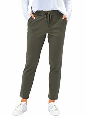G Gradual Women's Joggers Pants with Zipper Pockets Tapered Running  Sweatpants for Women Lounge, Jogging Black Medium