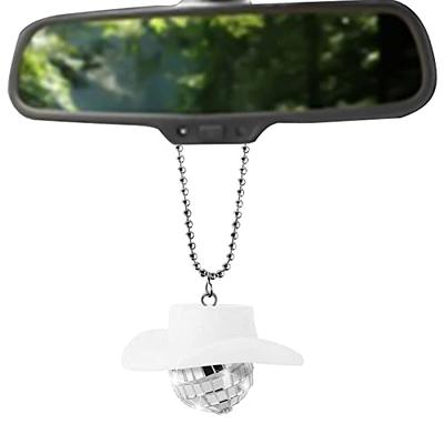 Disco Ball Car Mirror Hanging Accessories,Disco Cowgirl Car Charm,Disco  Ball Car Mirror Ornament Decoration for Women. - Yahoo Shopping