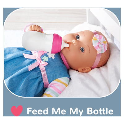 My Sweet Love Snuggle & Feed Time 12.5-Inch Baby Doll with Blue Outfit -  Yahoo Shopping