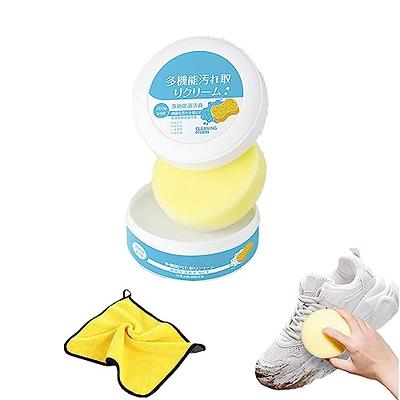 White Shoe Cleaning Cream with Sponge Eraser, Shoe Cleaner Sneakers Kit,  Multifunctional Shoes Whitening Cream for Sneake (1 PC) - Yahoo Shopping