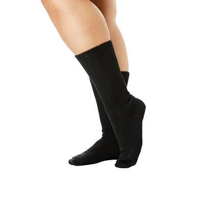 Plus Size Women's 2-Pack Open Weave Extra Wide Socks by Comfort