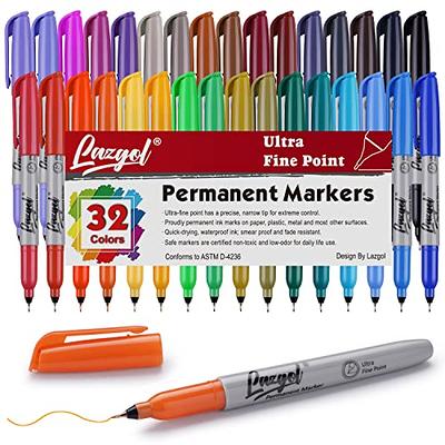 Ultra Fine Point Black Permanent Markers, 36 Pack Ultra Fine Point