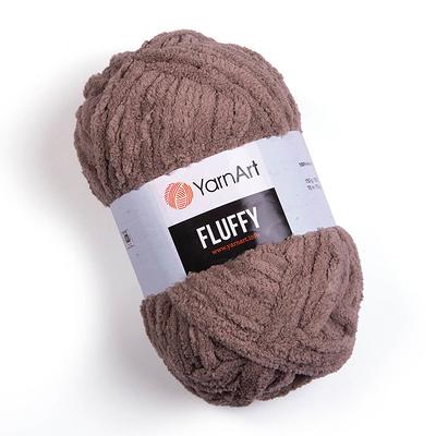 Pllieay Dark Brown Yarn for Crocheting and Knitting (4x50g) Cotton Yarn for  Crocheting Crochet Knitting Yarn with Easy-to-See Stitches Yarn for