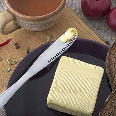 PROVIVID New Cute Standing Butter Knife Spreader Stainless Steel with  Wooden Handle, 4PCS Multifunctional Cream Cheese Butter Knives for Peanut  Butter