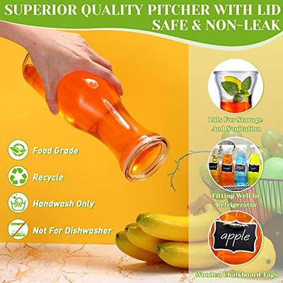 10pcs Plastic Juice Bottles With Lids, 4/5/12/16oz, Reusable Juice