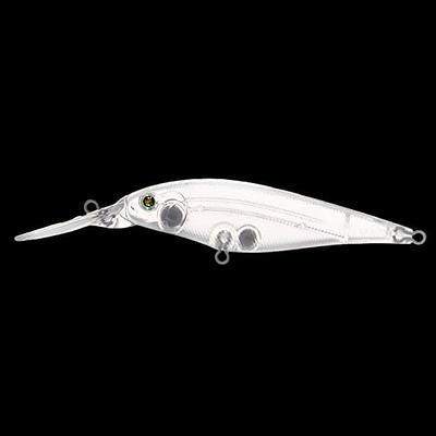 wLure 10 Blank Unpainted Minnow Crankbait Topwater Lipless